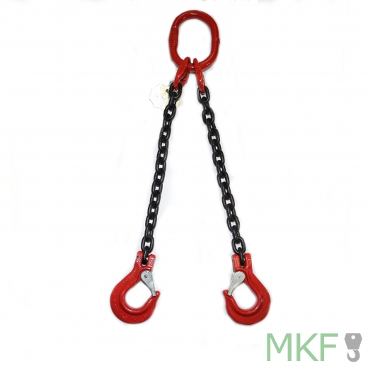 2-Strang Kettengehänge mit SIKA GHS Haken 6-8