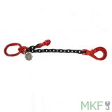 1-Strang Kettengehänge mit Sicherheitslasthaken 8-8