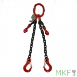 2-Strang Kettengehänge mit SGB Haken 6-8