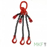 3-Strang Kettengehänge mit SGB Haken 13-8