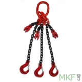 3-Strang Kettengehänge mit CSN-Haken 7-8