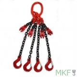 4-Strang Kettengehänge mit CSN-Haken 6-8