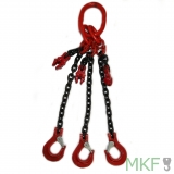 3-Strang Kettengehänge mit SIKA GHS Haken 6-8